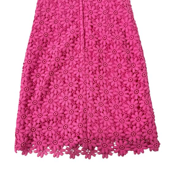 Lilly Pulitzer Bowen Dress Pink Floral Daisy Lace Strapless Size‎ 0 - Picture 8 of 10